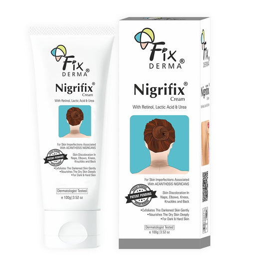Fixderma Nigrifix cream for Acanthosis Nigricans | For Dark Body Parts Like Neck, Knuckles, Armpits, Ankles, Thighs, Elbows | Exfoliant- 100g