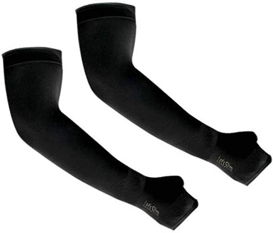 AutokraftZ LETS_SLIM_BLK_AKZ UV Protection Cooling Arm Sleeves (Black)