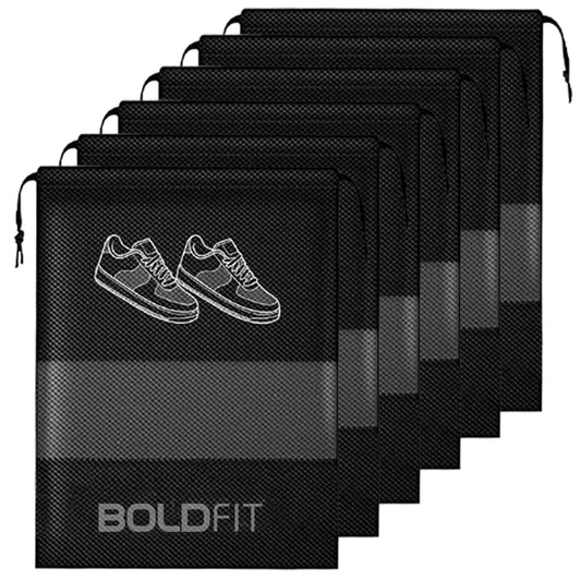 Boldfit Shoe Bag for Travel & Storage Travel Organizer for Women & Men Travel Accessories Shoe Organizer Shoe Bags Pouches Travel Shoe Cover for Travelling Travel Essentials